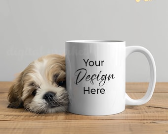 Coffee Cup Mockup, Mockup White Mugs, Ceramic Mug Mockup, Cup Mockup Dog, Dog Mug Mockup, Mockup Dog Cup, Mockup Dog Mom, Mockup Dog Mug