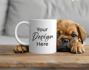 Maquetas de tazas blancas, maquetas de tazas de cerámica, maquetas de tazas de café, maquetas de tazas de perro, maquetas de tazas de perro, maquetas de tazas de perro, maquetas de mamás de perros, maquetas de tazas de perro