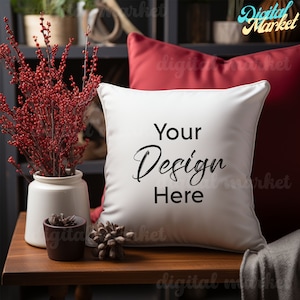 Throw Pillow Mockup Christmas Pillow Mock Ups Pillows Mockup Christmas Mockup Bundle Pillow Mockup Sofa Product Mockup Pillow Mock Up Canva