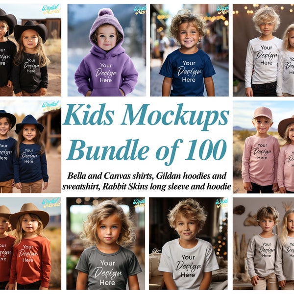 Kids Model Mockup Bundle Of 100, Kids Sweatshirt Bundle, Toddler Sweatshirt Mockup Bundle, Child Sweatshirt Mockup, Kids Mockup Bundle