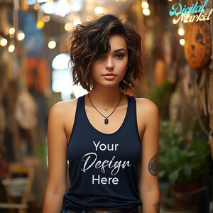 Next Level 1533 Mockup Bundle Womens Mockup Bundle Tank Top Mockup Tank Mockup Racerback mockup bundle Black mockup N1533 Mockup Bundle image 7