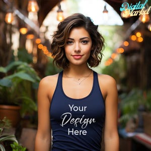 Next Level 1533 Mockup Bundle Womens Mockup Bundle Tank Top Mockup Tank Mockup Racerback mockup bundle Black mockup N1533 Mockup Bundle image 4
