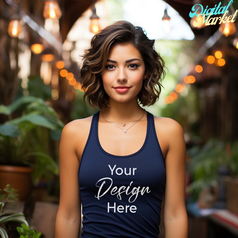 Next Level 1533 Mockup Bundle Womens Mockup Bundle Tank Top Mockup Tank Mockup Racerback mockup bundle Black mockup N1533 Mockup Bundle image 4