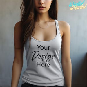 Next Level 1533 Mockup Bundle Womens Mockup Bundle Tank Top Mockup Tank Mockup Racerback mockup bundle Black mockup N1533 Mockup Bundle image 2
