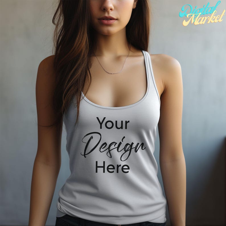 Next Level 1533 Mockup Bundle Womens Mockup Bundle Tank Top Mockup Tank Mockup Racerback mockup bundle Black mockup N1533 Mockup Bundle image 2