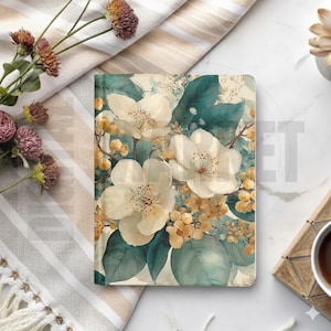 Mall för inbunden journalmodell i Canva, bokmodellpaket, dra-och-släpp-anteckningsbokmodell, moderna bohemiska dagbokmodeller i Canva bild 2