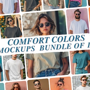 Comfort Colors Mockup Bundle, Comfort Colors Mockup Bundle, Comfort Colors 1717 Mockup, All Access Bundle, Trendy Mockup, 1717 Bundle