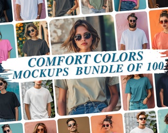 Comfort Colors Mockup Bundle, Comfort Colors Mockup Bundle, Comfort Colors 1717 Mockup, All Access Bundle, Trendy Mockup, 1717 Bundle