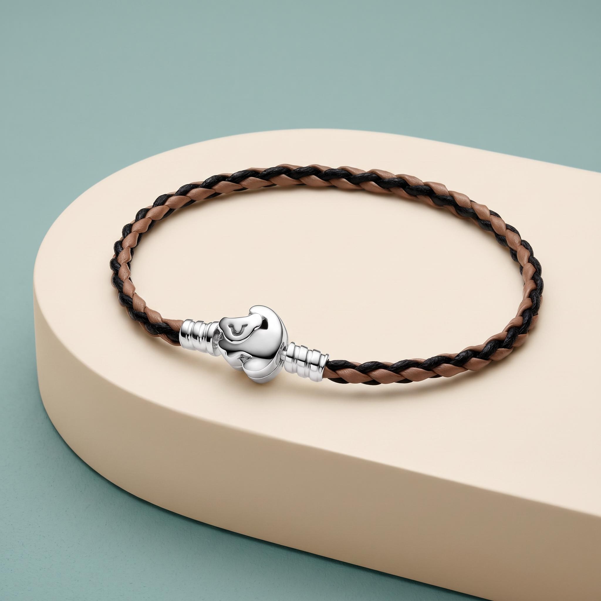 Pandora leather bracelet - Etsy 日本