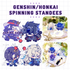 Honkai Genshin Spinning Standee image 1