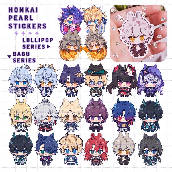 Honkai Star Rail Pearl Stickers