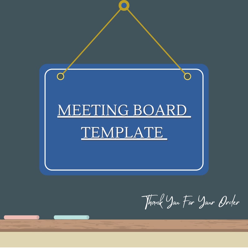 Digital Meeting Board Template, Meeting Boards Template That Can Be