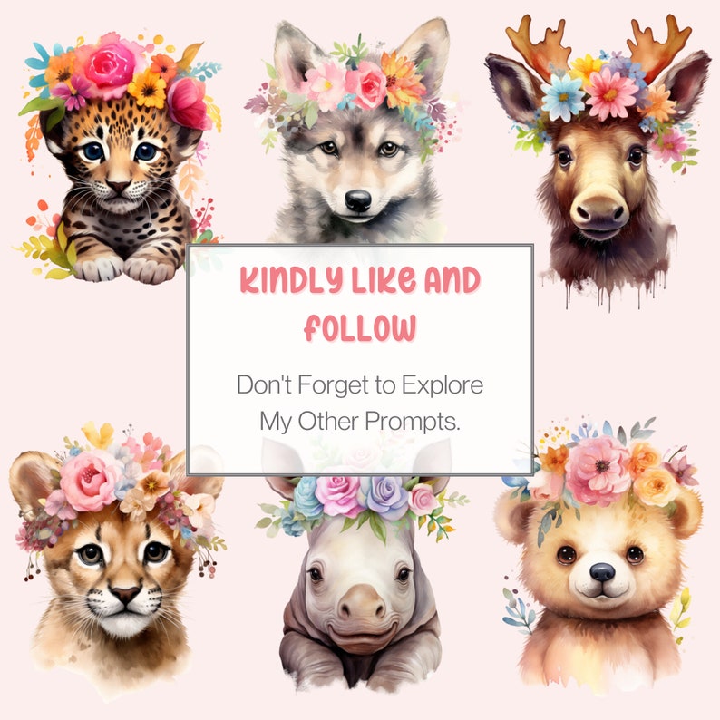 Cute Nursery Clipart for Kids AI Art Midjourney Prompts for Adorable ...