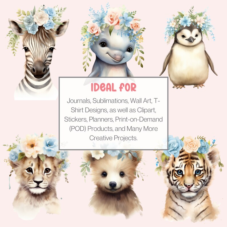 Cute Nursery Clipart for Kids AI Art Midjourney Prompts for Adorable ...