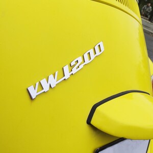 VW 1200 Badge Stainless Emblem  (2-2013)