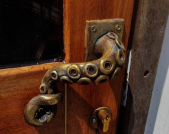 Vintage Octopus Door Handle