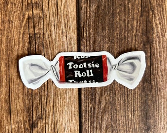 Tootsie Roll Sticker - by Anna Stark