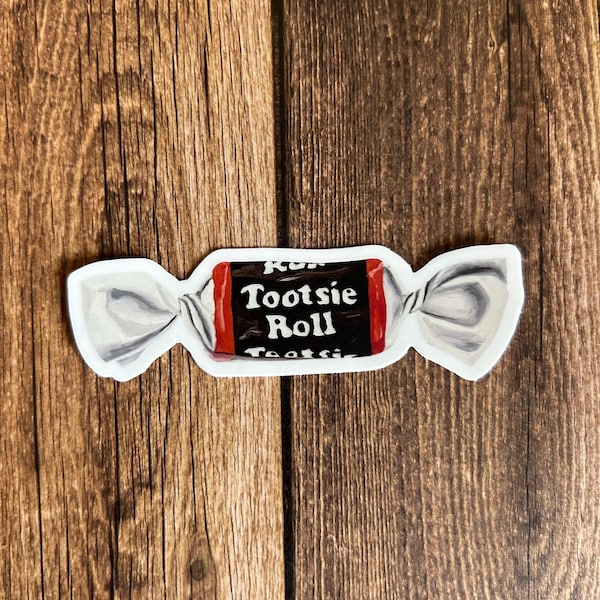 Tootsie Roll Sticker - by Anna Stark