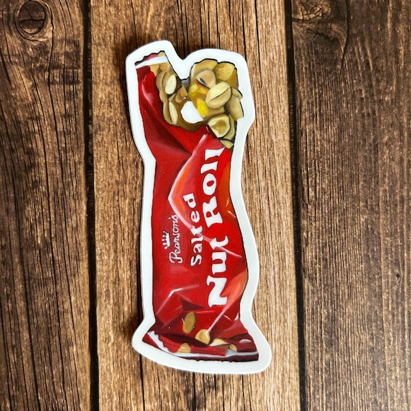 Salted Nut Roll Sticker - by Anna Stark