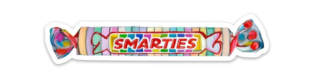Smarties Sticker - by Anna Stark - Etsy