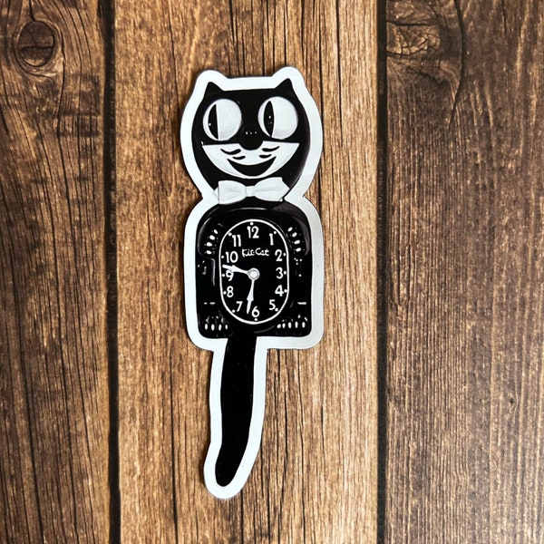 Kit Kat Clock MAGNET by Anna Stark