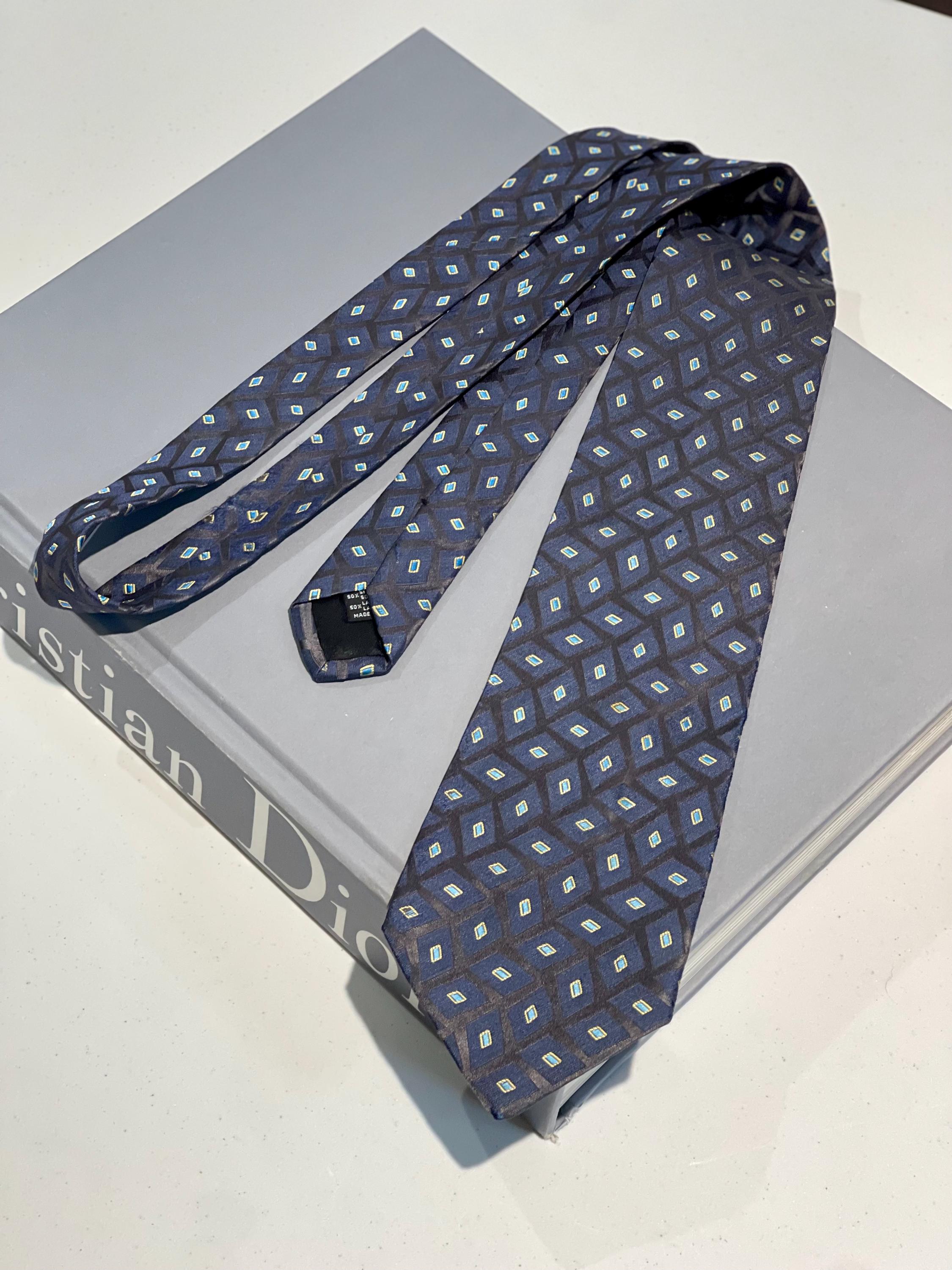 ヴィンテージ ボス バイ ヒューゴ ボス ネイビー シルク/ウール