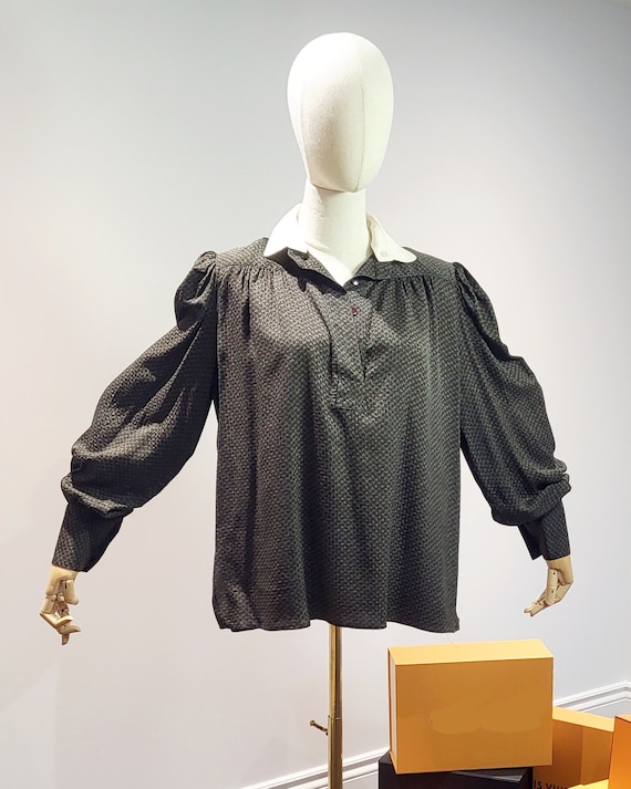Vintage Don Sayers Silk Blouse Shirt