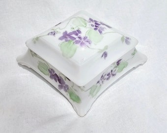 Vintage Limoges Trinket Jewelry Box Porcelain