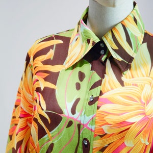 Camicia vintage Victoria&#39;s Secret in 100% seta floreale