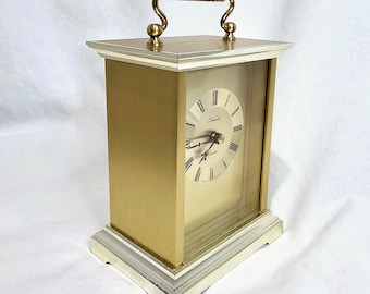 Vintage Kienzle Quartz Desk Clock Made in Germany Metal