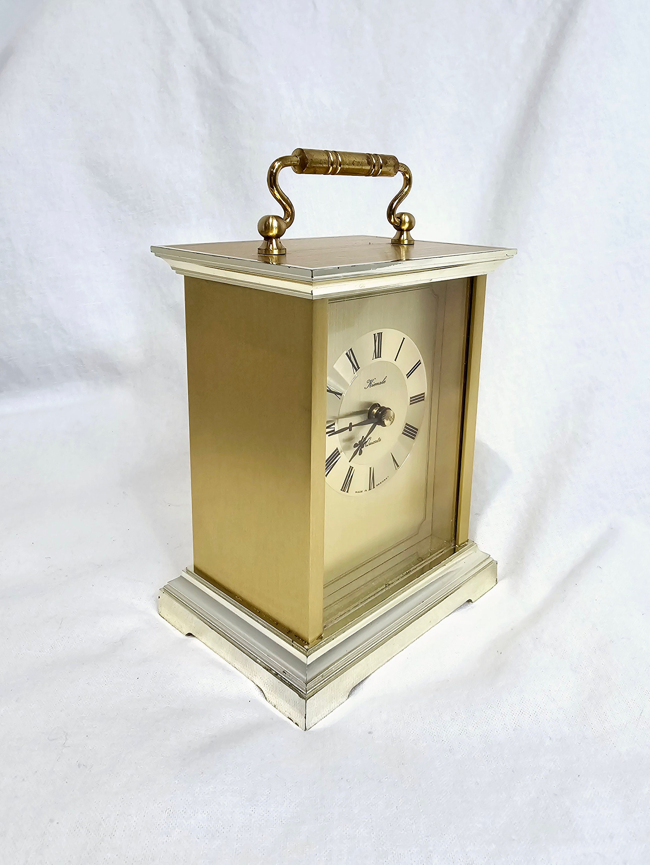 Vintage Kienzle Quartz Desk Clock Made in Germany Metal - Etsy