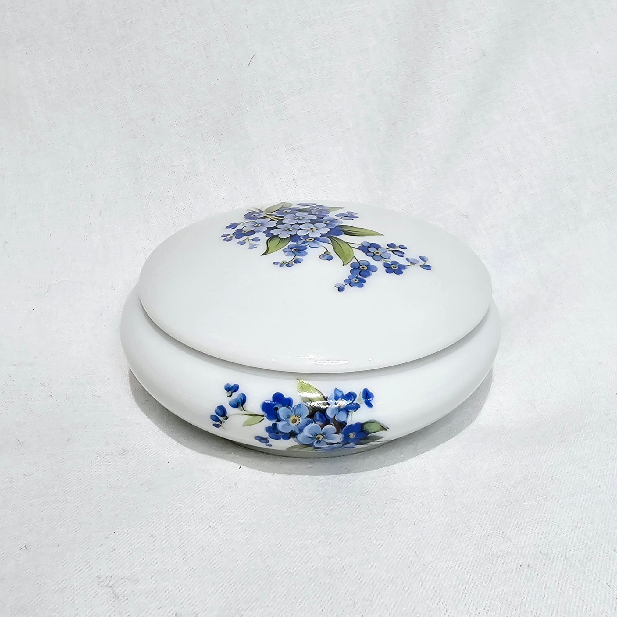 Vintage Rochard Limoges France Trinket Jewelry Box Porcelain