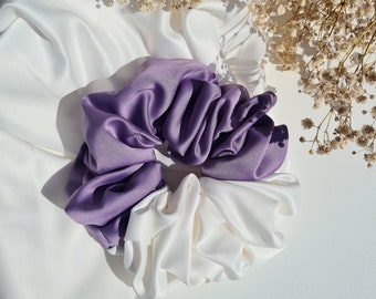 Satin Beauty: Soft and Stylish Hair Scrunchies