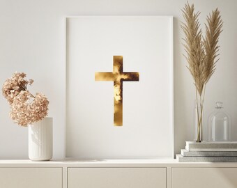 Wallpaper &quot;Golden Cross&quot;