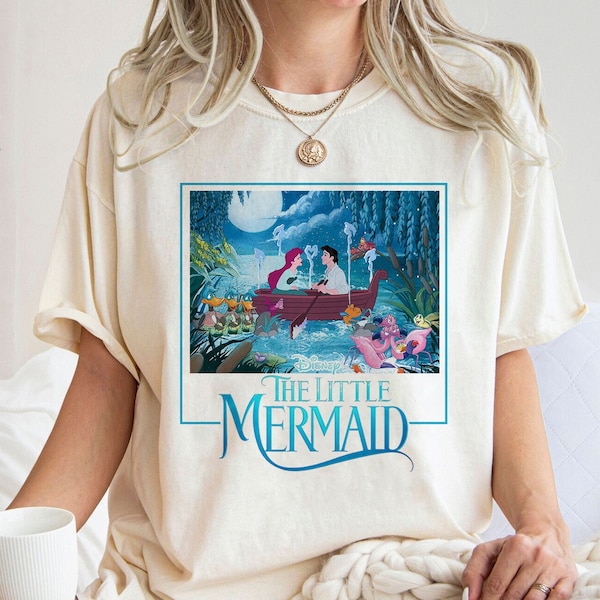 Little Mermaid Vintage Comfort Colors Shirt, Princess My Waves Little Mermaid Ariel Shirt, Ariel Mermaid Girl Magic Shirt,Mermaid Queen Tee