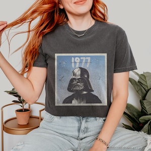 Star Wars Darth Vader's Version 1977,  Star Wars Face Shirt, Galaxy's Edge Shirt, Family Vacation Gift, Star Wars Galactic Tour Poster Shirt