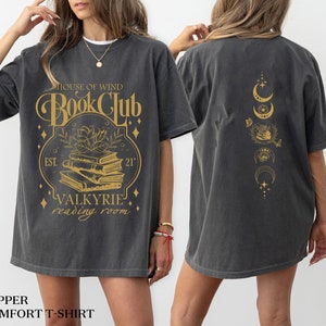 ACOTAR House Of Wind Book Club Shirt, Night Court Velaris House Of Wind Library SJM Licensed Merch Feyre Archeron Nesta Bookish Gift Shirt