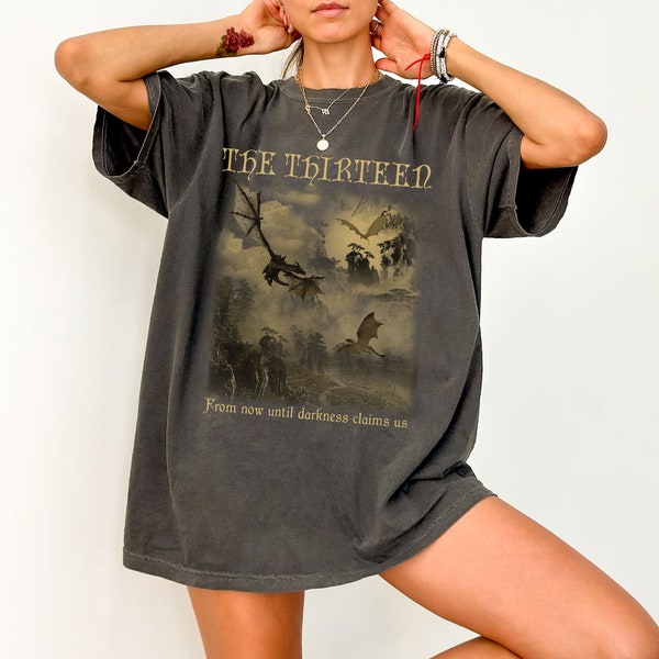 We are the Thirteen From Now until the Darkness Claims Us Shirt, OFFICIALLY LICENSED, Throne of Glass.