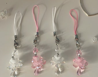 Cute lotus drop phone charms, lotus charm, matching charms