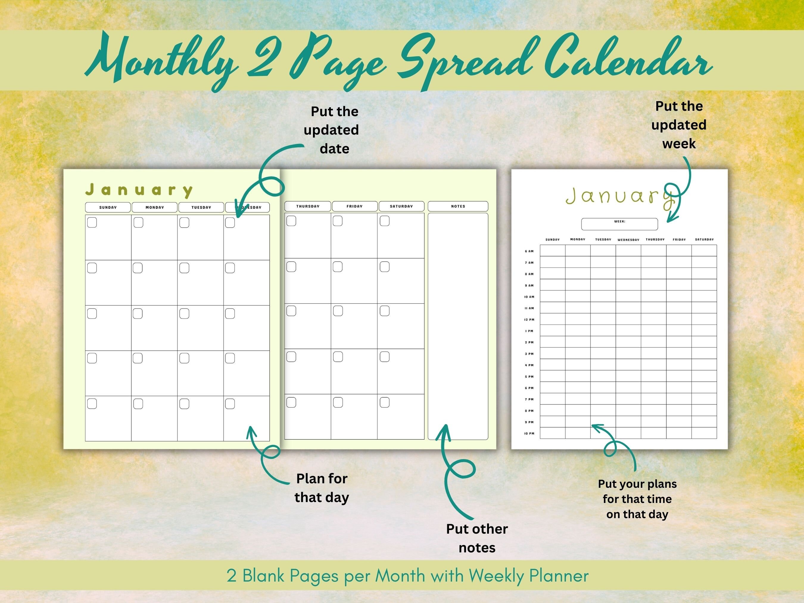 100pg HOMESCHOOL Planner Printable, Home School Teacher, Academic ...