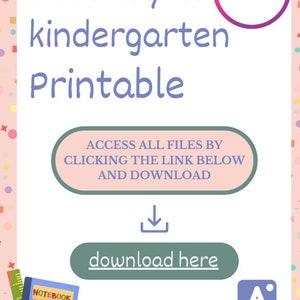 First Day of Kindergarten Sign, PLR Template, First Day of School Sign ...