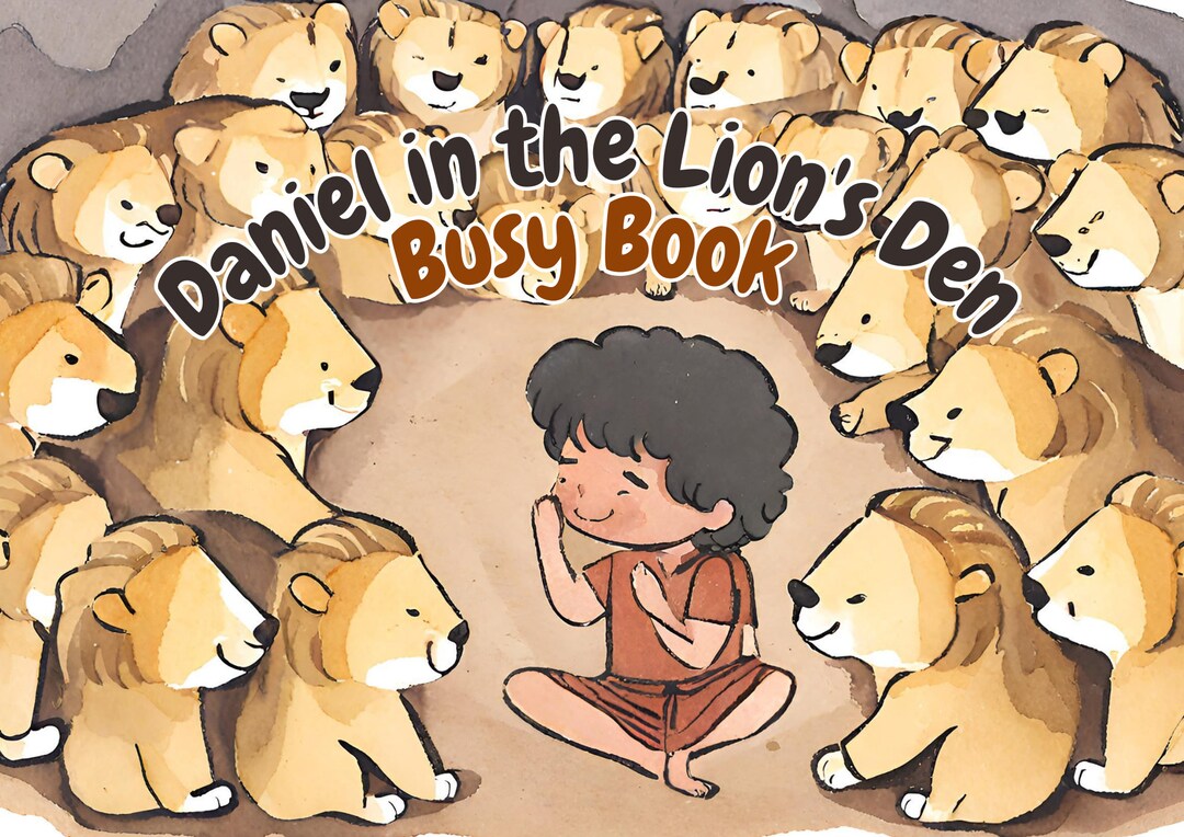 PLR Sheets Daniel and the Lions Den Printable| Sunday School Learning| Homeschool| Classroom ...