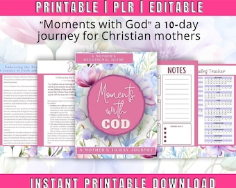 Devocional Construindo um Relacionamento com Deus PLR | Guia Devocional PLR para Ministério | Ministério Feminino | Devocional para Igreja | Devocional de Oração PLR