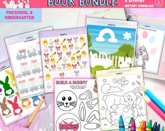 Printable Easter Activity Book for Kids | Fun Spring Learning Pages for Toddlers & Preschoolers | Easter Activity pages | Easter Party fun