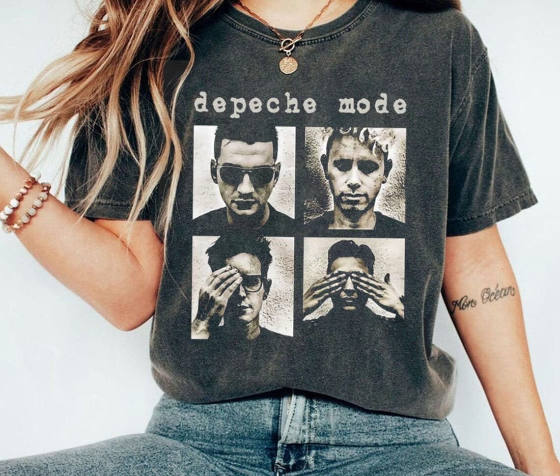 Depeche Mode With Album Memento Mori World Tour 2023 T-shirt