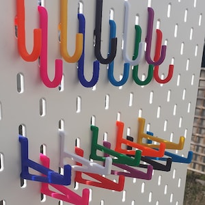 Set of 10 Skadis & Uppspel Pegboard Hooks - various models
