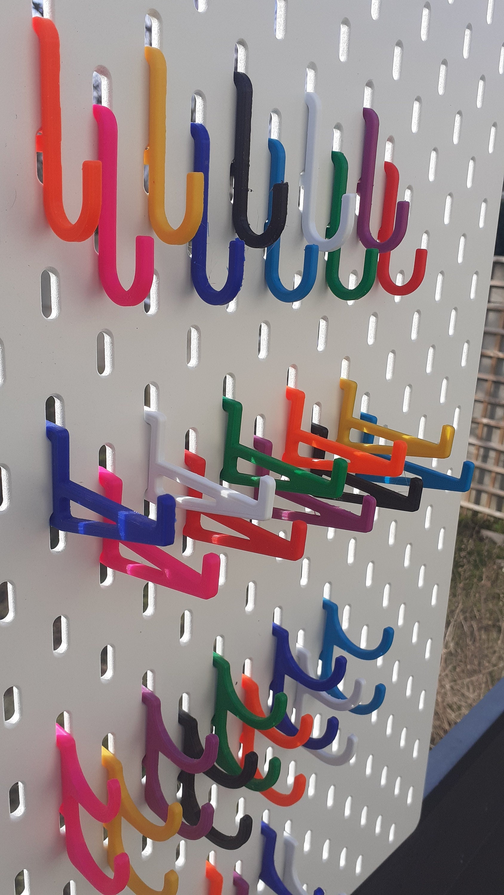 Clear Peg Board Storage Organization Office Craft Supplies Custom Cut to  Size for Your Wall or Project 