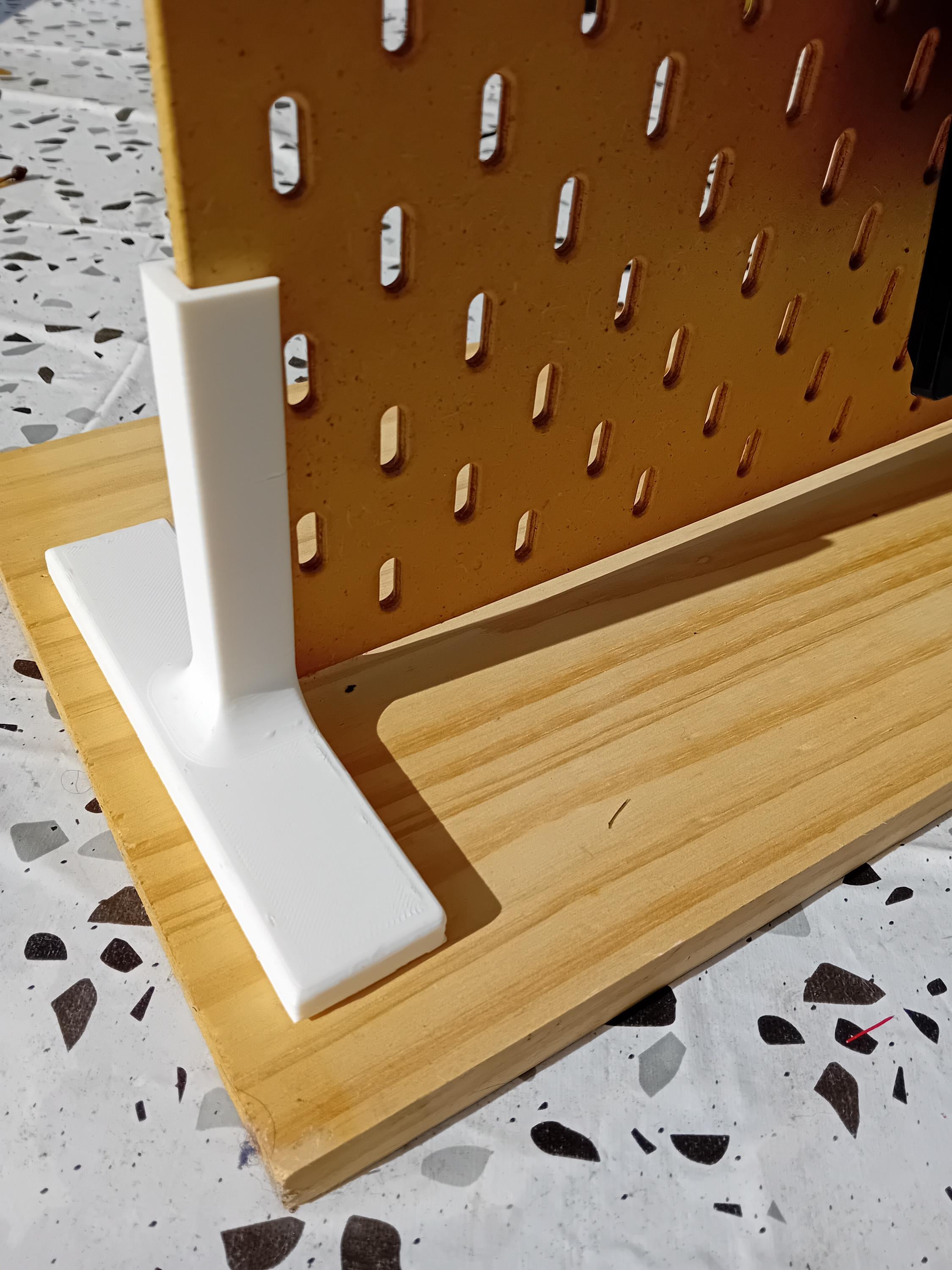 Set of 2 Skadis or Uppspel Pegboard support legs from IKEA