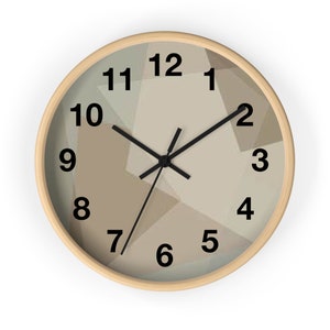 Minimalistische Wanduhr, Minimalistische Uhr, Bunte Uhr, Einzigartige Wanduhr, Moderne Wanduhr, Wohnzimmeruhr, Coole Uhr, Bürouhr