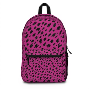 Backpack, Pink Backpack, Kids Backpack, Adult Backpack, Unique Backpack, Travel Backpack, Cute Backpack, Aesthetic Backpack, Knapsack